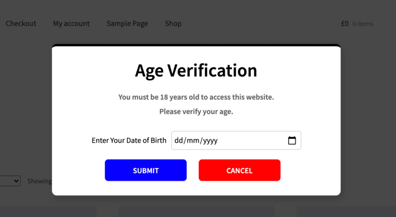 age verification