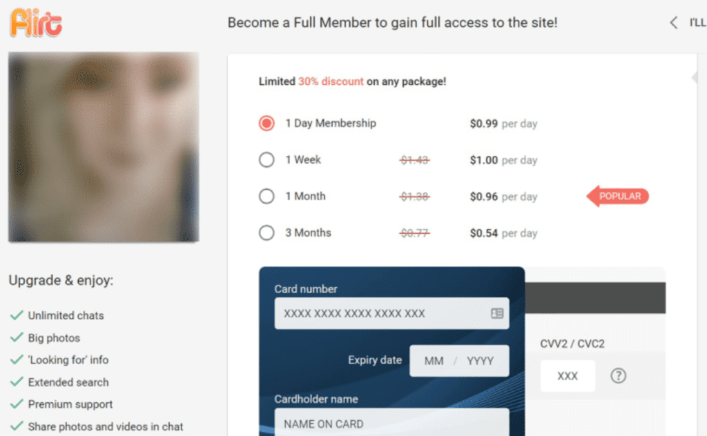 How Much Does Flirt.com Cost